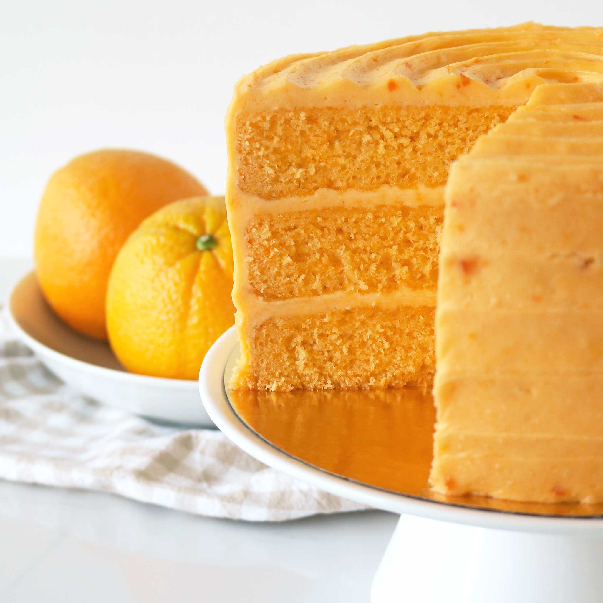 Orange Creamsicle Layer Cake - Image 4
